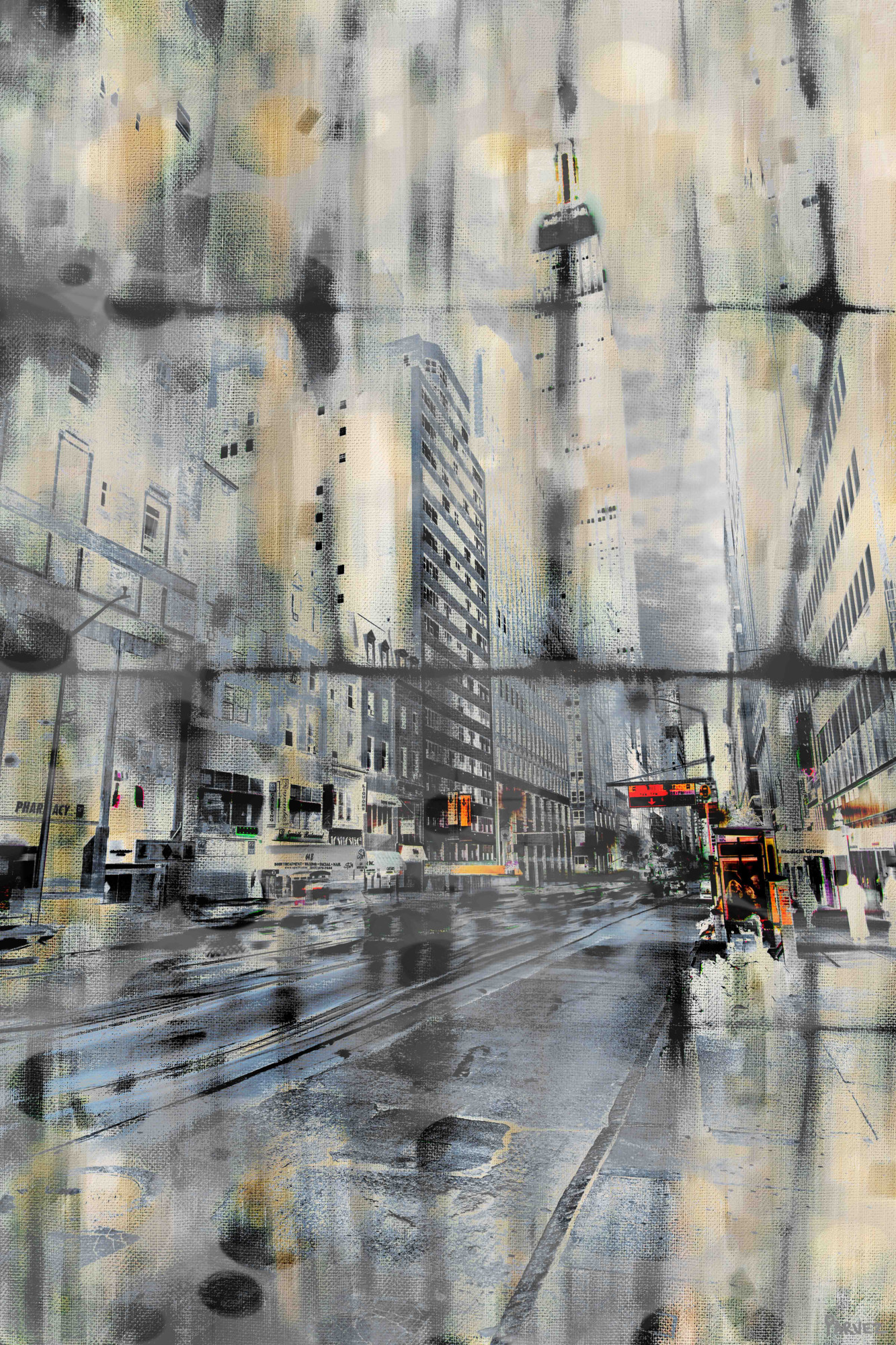 Parvez Taj "In the Distance" Print on Canvas