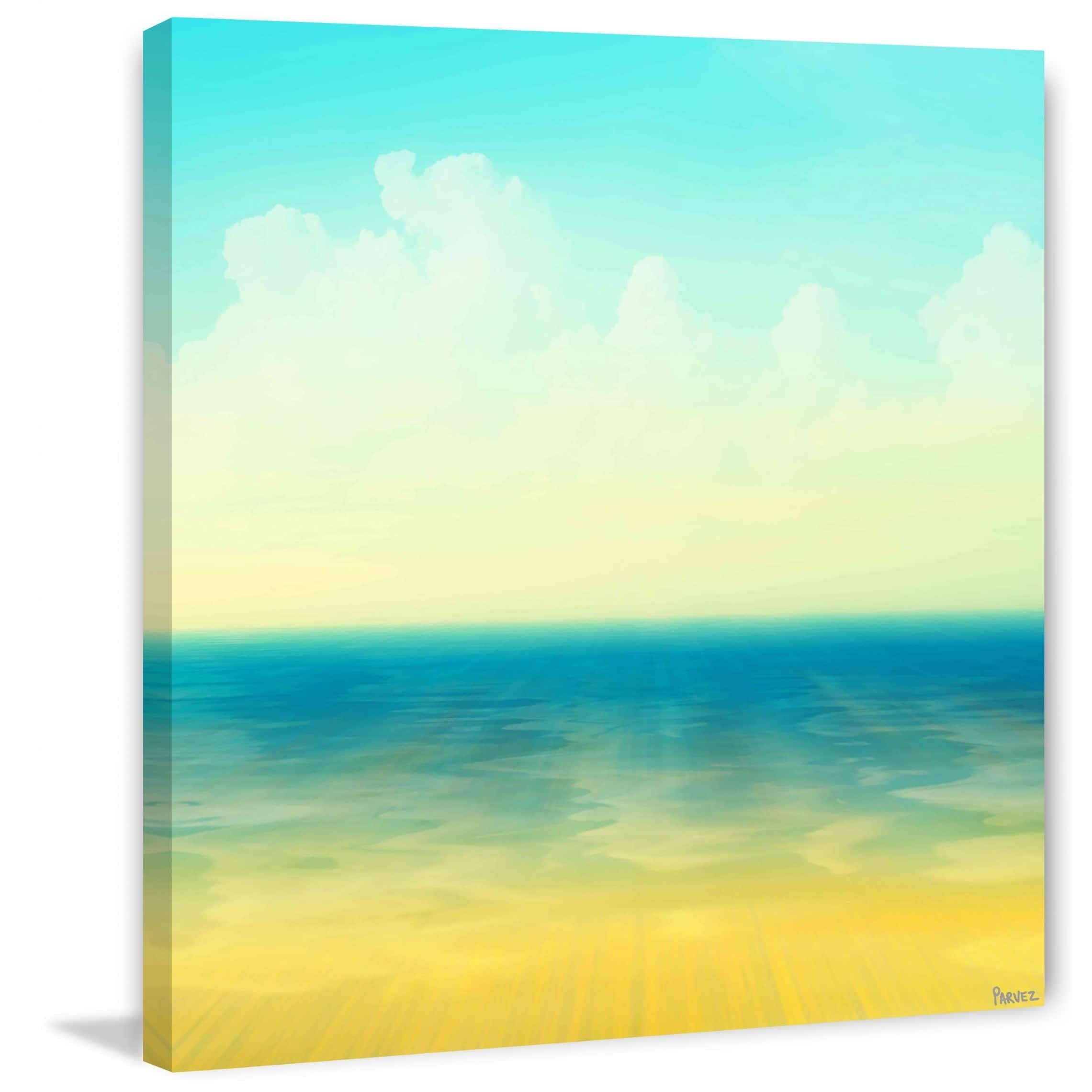Parvez Taj  - "In the Horizon" Print on Canvas 32 x 32