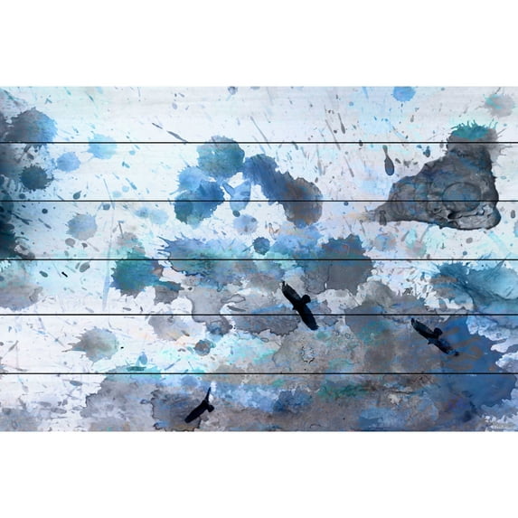 Parvez Taj Indian Wells White Wood Wall Art