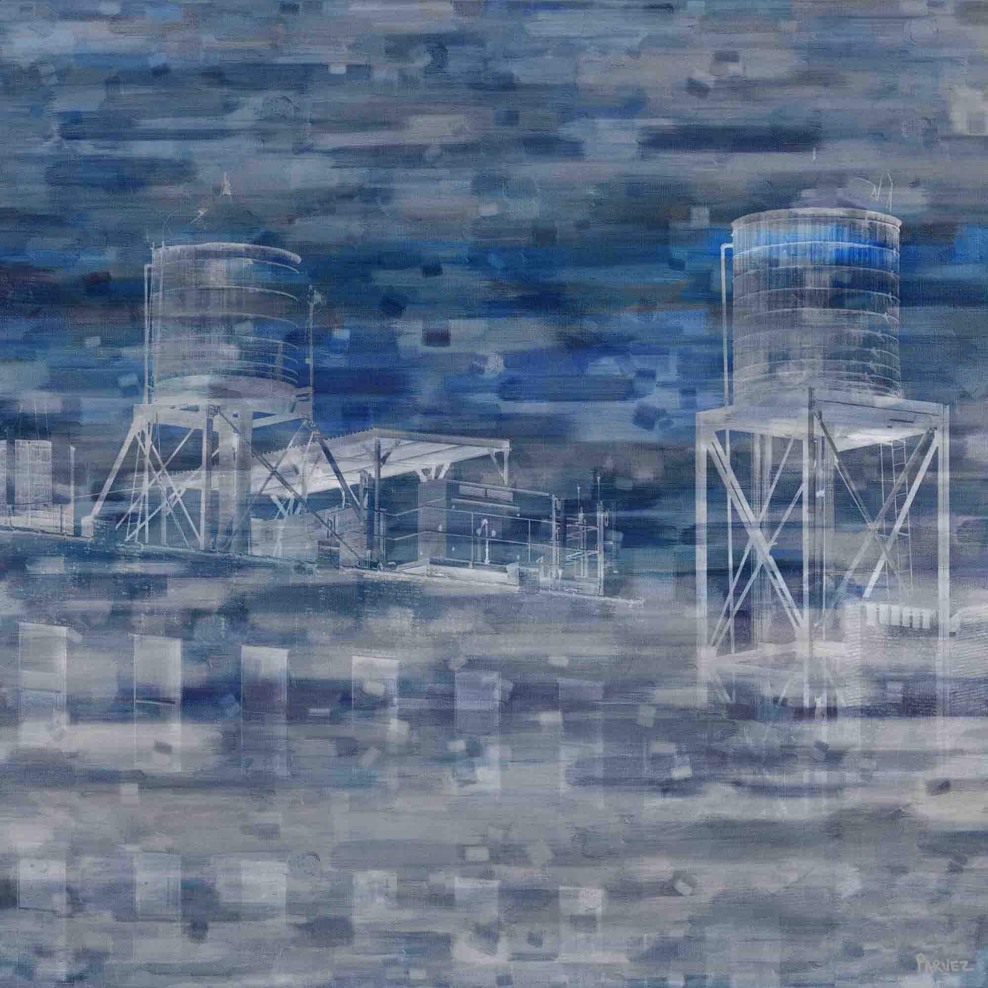 Parvez Taj "Industrial NYC" Print on Canvas