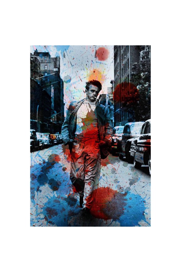 James Dean NYC Canvas Wall Art