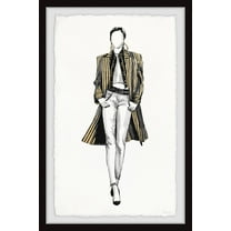 Parvez Taj Jeans & Coat II Framed Wall Art