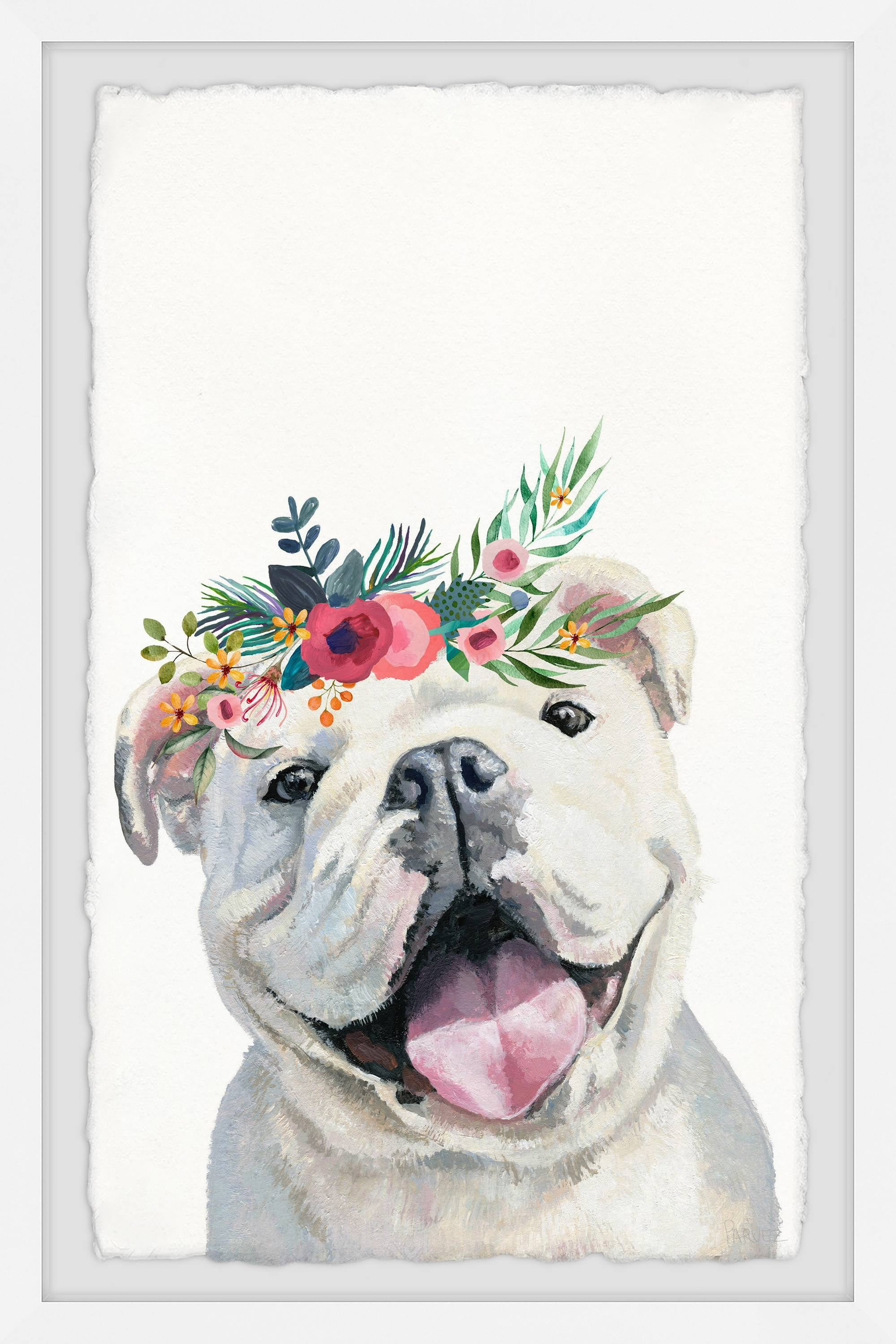 Parvez Taj Jolly Puppy Framed Wall Art