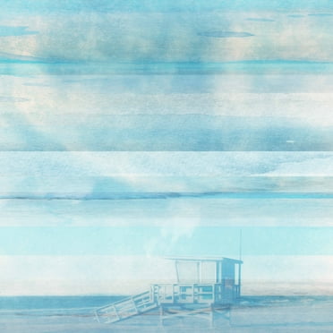 Parvez Taj "Life Guard Shack" Print on Canvas