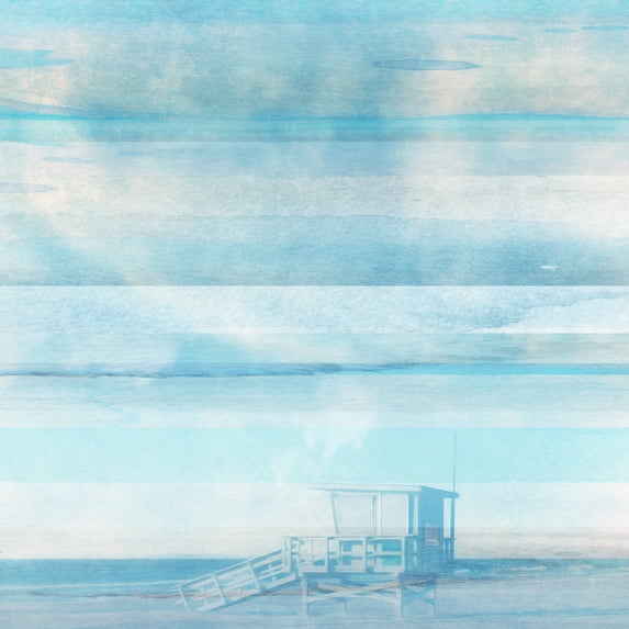 Parvez Taj "Life Guard Shack" Print on Canvas
