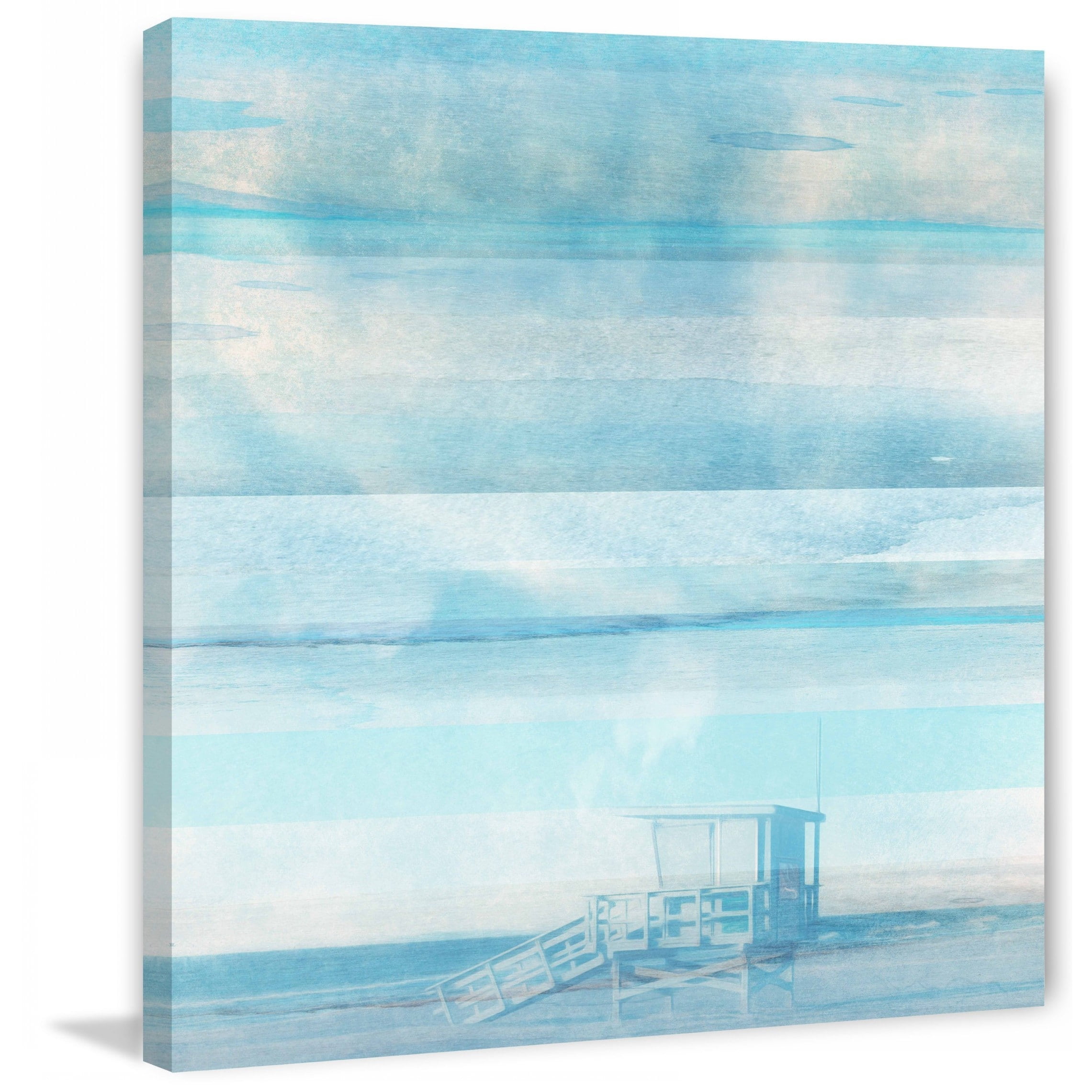 Parvez Taj "Life Guard Shack" Print on Canvas