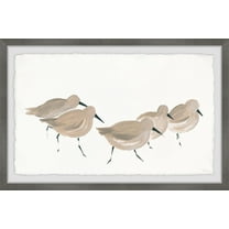 Parvez Taj Little Brown Birds Framed Wall Art