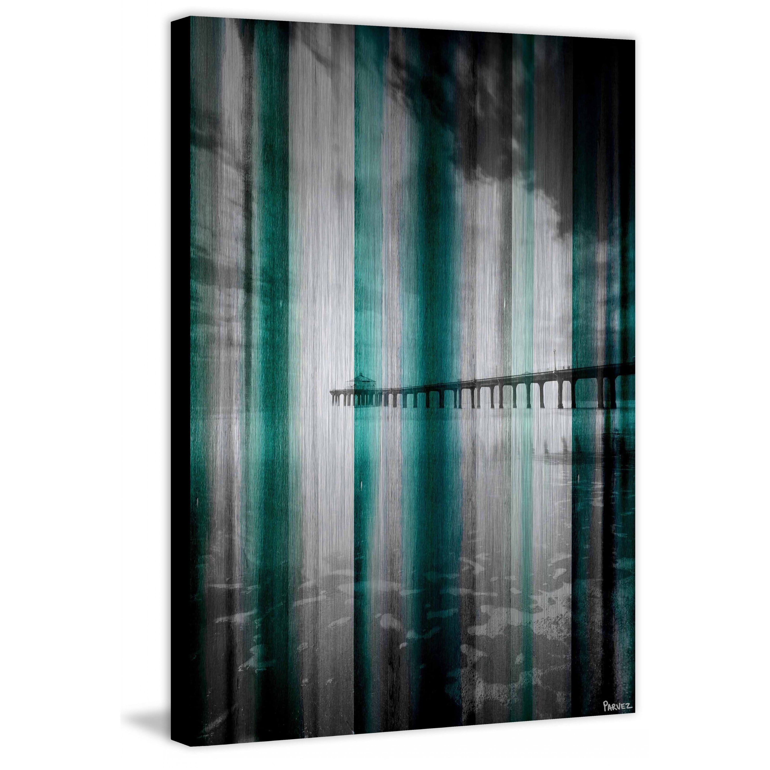 Parvez Taj  - "Long Walk" Print on Brushed Aluminum 30 x 45