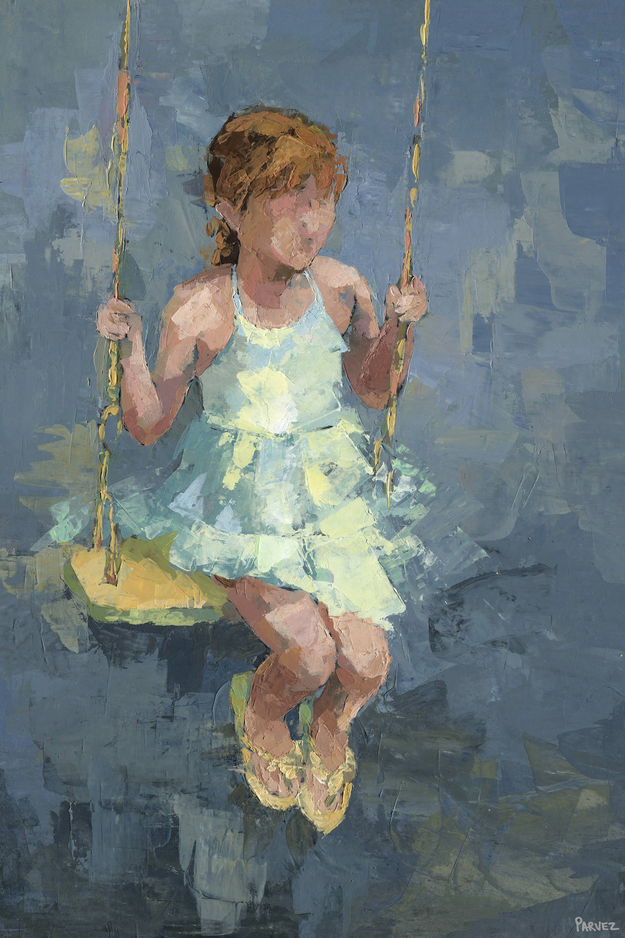 Parvez Taj Lovely Swing Canvas Wall Art