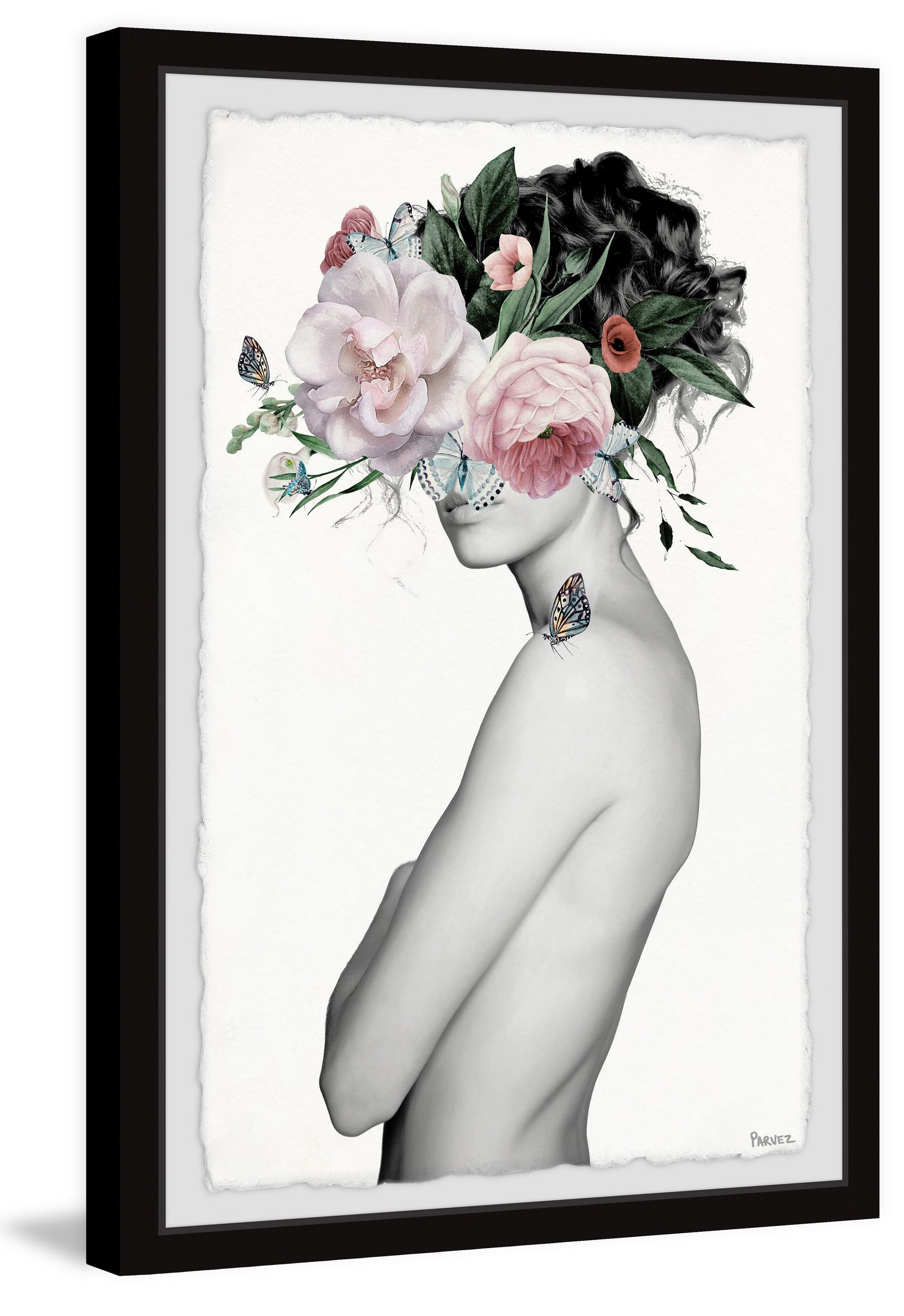 Parvez Taj "Magical Bloom" Framed Painting Print