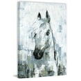 thumbnail image 1 of Parvez Taj "Magical White Horse" Painting Print on Wrapped Canvas, 1 of 7