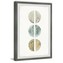 Parvez Taj Metallic Circles Framed Wall Art