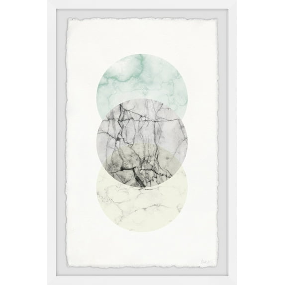 Parvez Taj Metallic Marble Framed Wall Art