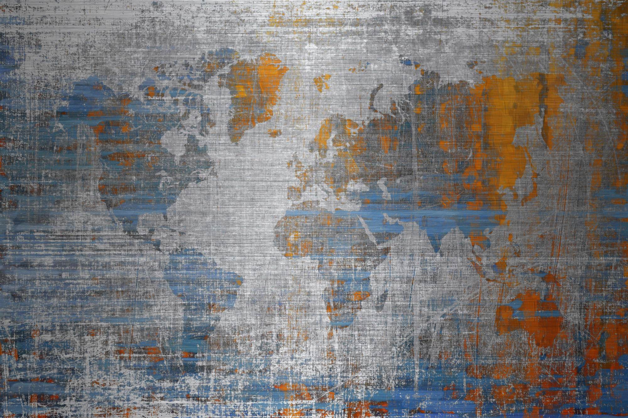 Parvez Michel Inc Parvez Taj - Oceans Journey Print on Brushed Aluminum