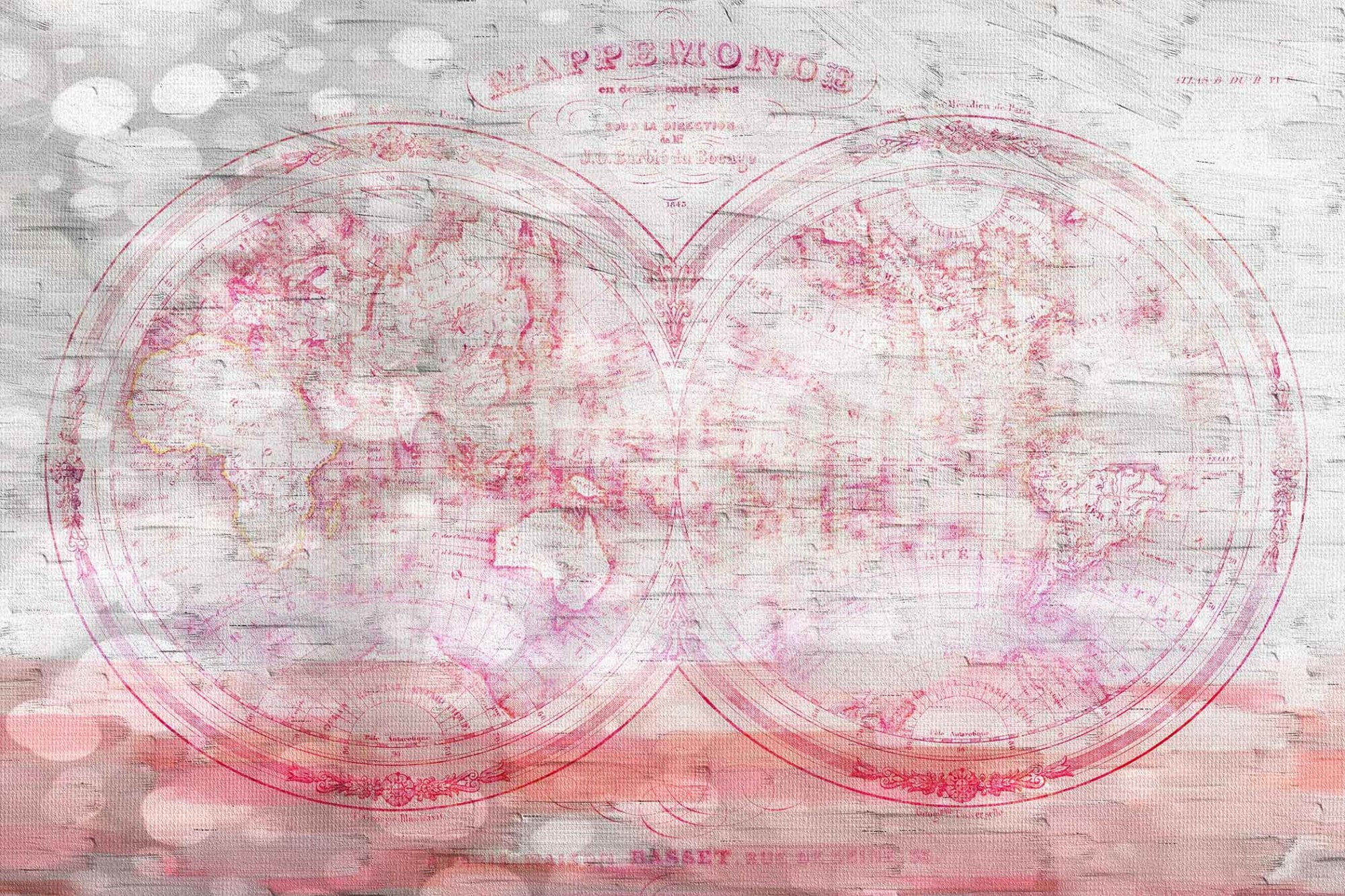 Parvez Michel Inc Parvez Taj - Flash of Pink Print on Canvas - Multi-color