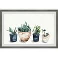thumbnail image 1 of Parvez Taj Multi Colored Planters Framed Painting Print, 1 of 6
