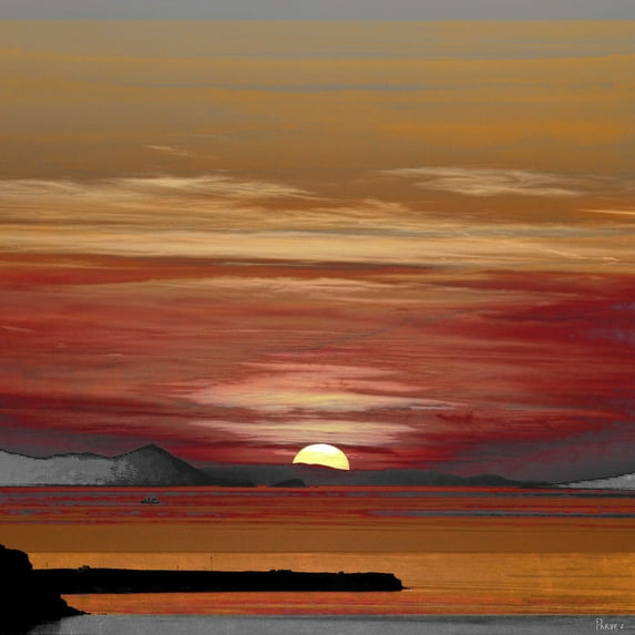 Parvez Taj Mykonos Art Print on Premium Canvas