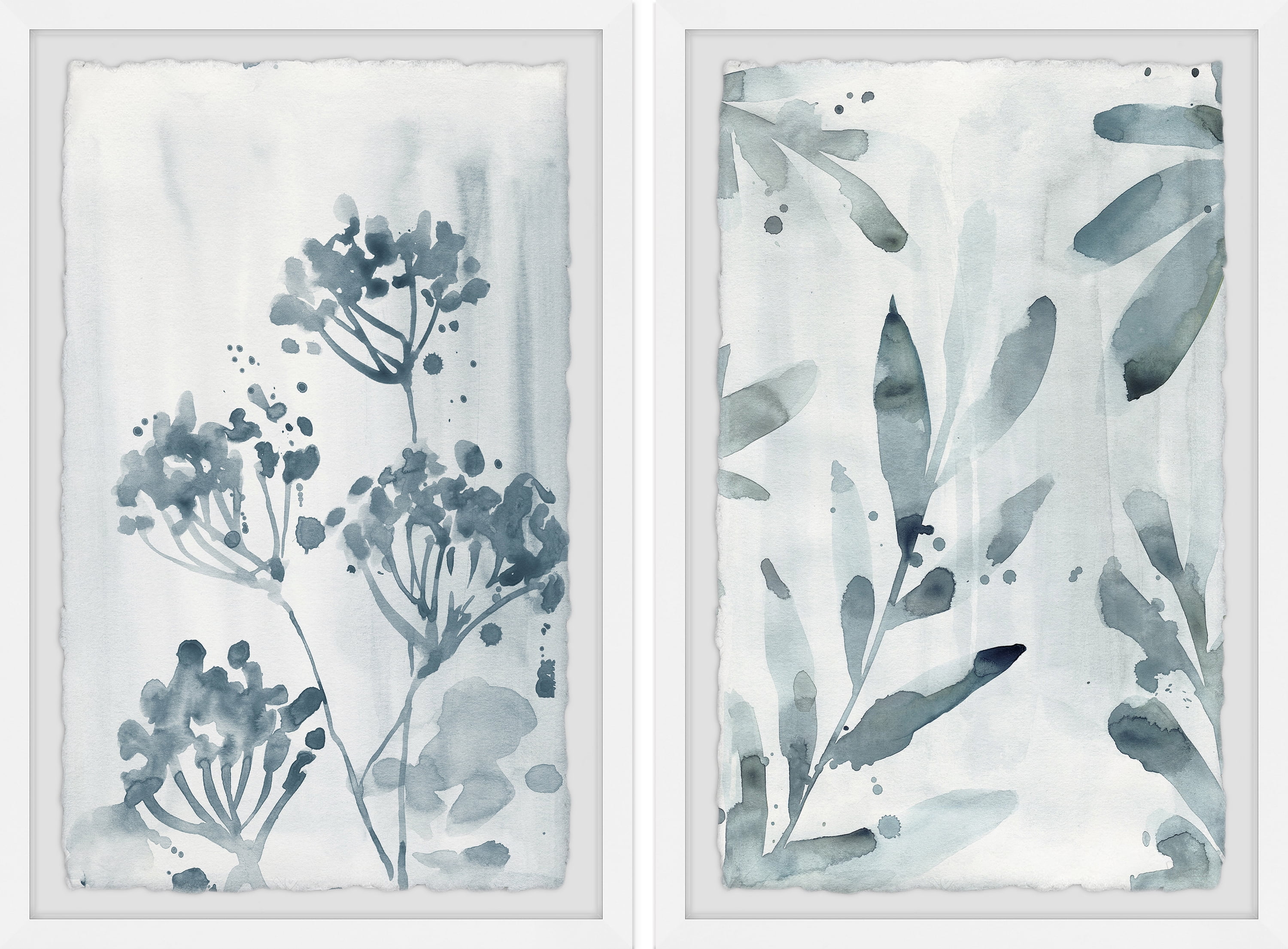 Parvez Taj Mystery Blooms Diptych