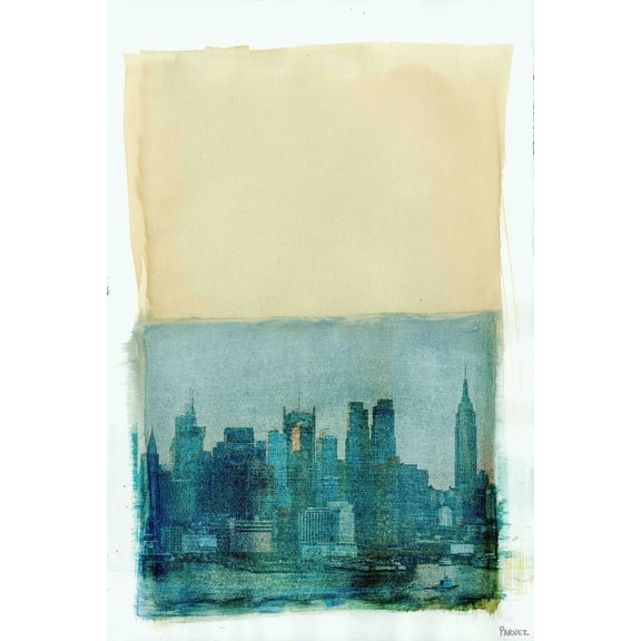 Parvez Taj "NYC Lake View" Print on Canvas