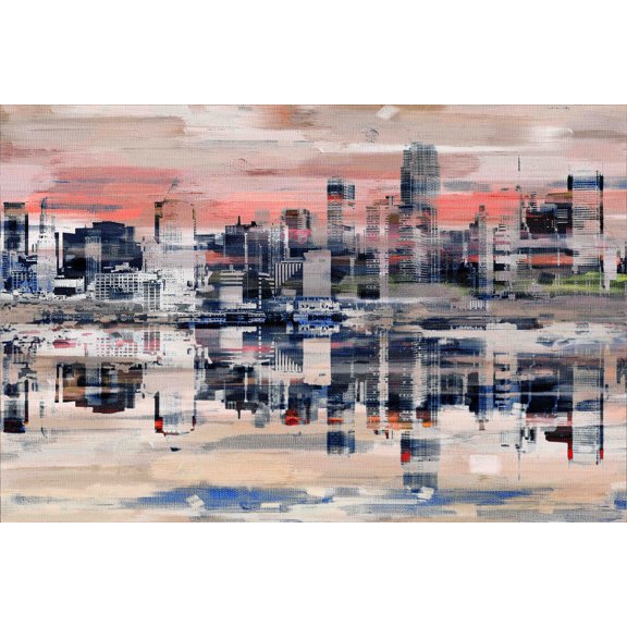 Parvez Taj "NYC Reflection" Print on Canvas