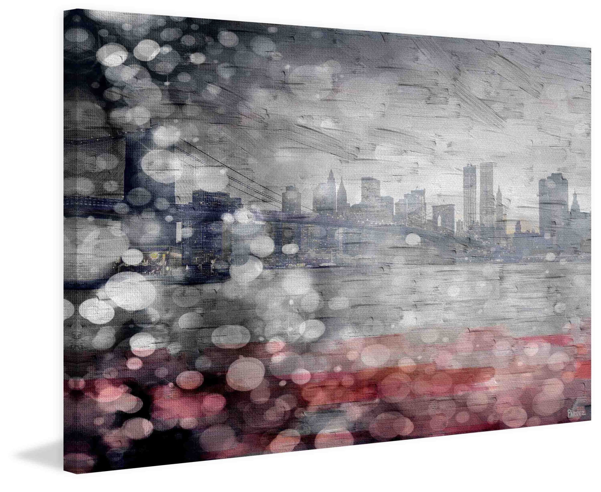 Parvez Taj "NYC Storm" Print on Canvas
