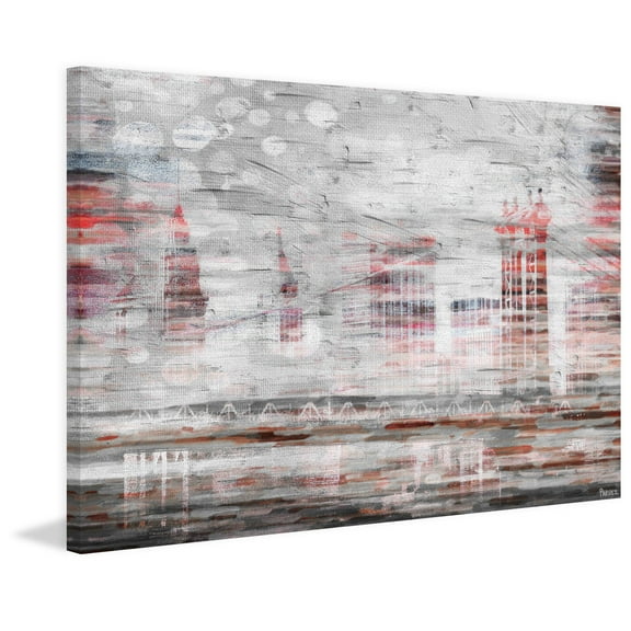 Parvez Taj "NYC in Red" Print on Canvas