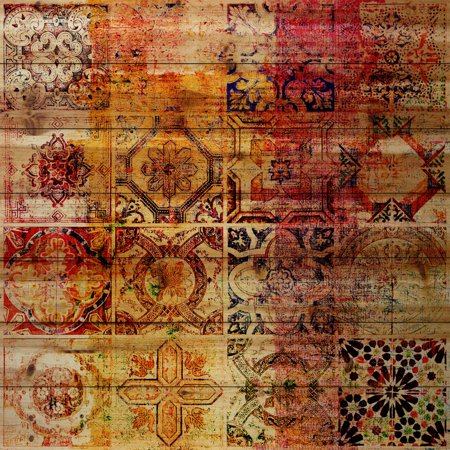 Parvez Taj Nador Art Print on Natural Pine Wood
