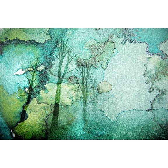 Parvez Taj Oceanic Watermark Art Print on Premium Canvas