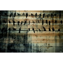 Parvez Taj On the Line Pinewood Wall Art