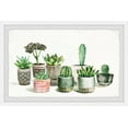 thumbnail image 1 of Parvez Taj Patterned Pots Cact Framed Wall Art, 1 of 6