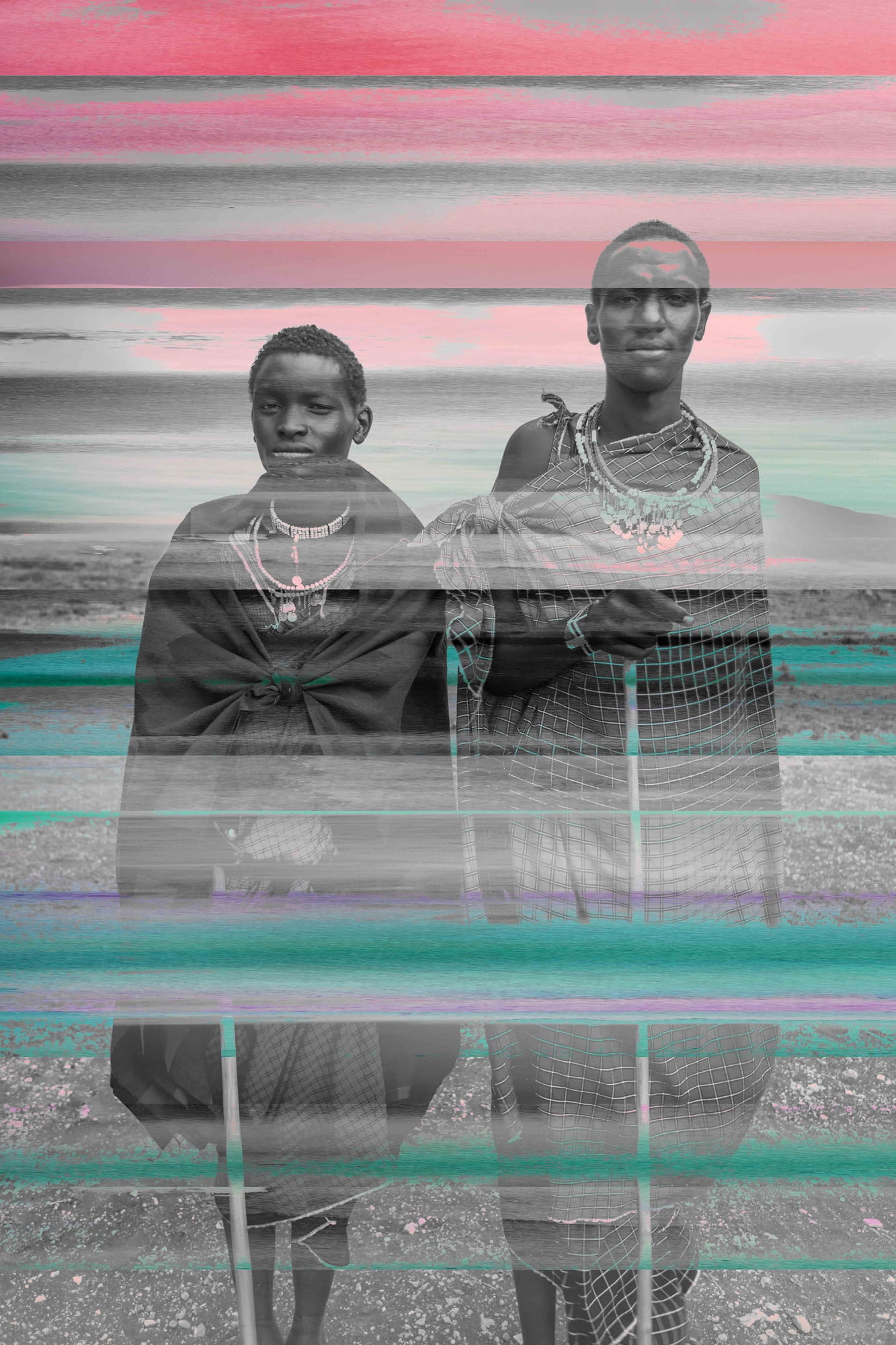 Parvez Taj "People of Africa" Print on Canvas