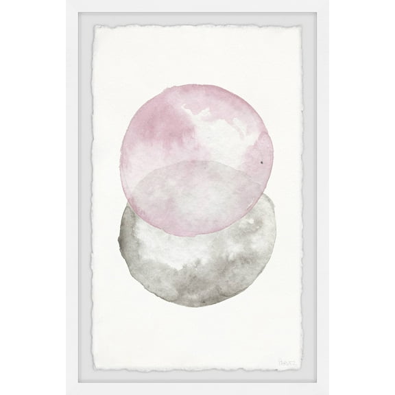 Parvez Taj Pinks and Grays Framed Wall Art