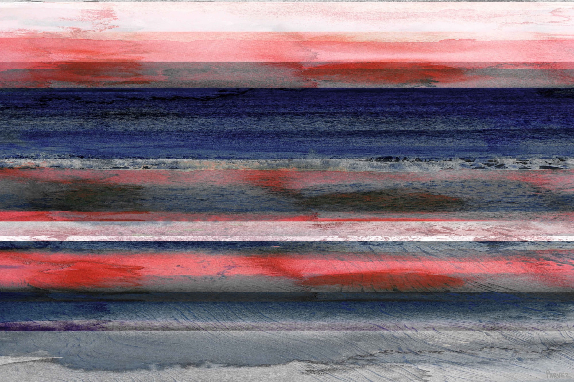 Parvez Taj "Piramides" Print on Canvas