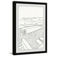 thumbnail image 1 of Parvez Taj 'Pool View' Framed Painting Print 24 x 36, 1 of 5