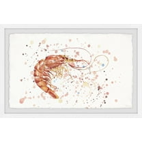 Parvez Taj Prawn Splash Framed Wall Art