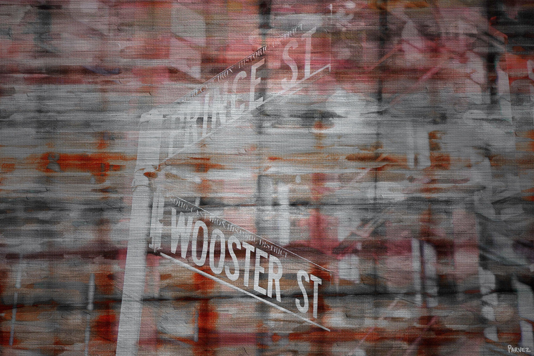 Parvez Taj "Prince & Wooster" Print on Brushed Aluminum