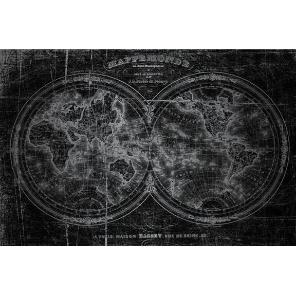 Parvez Taj Printed Abstract Maps Art Prints