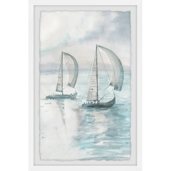 Parvez Taj Printed Boats Framed Art Prints