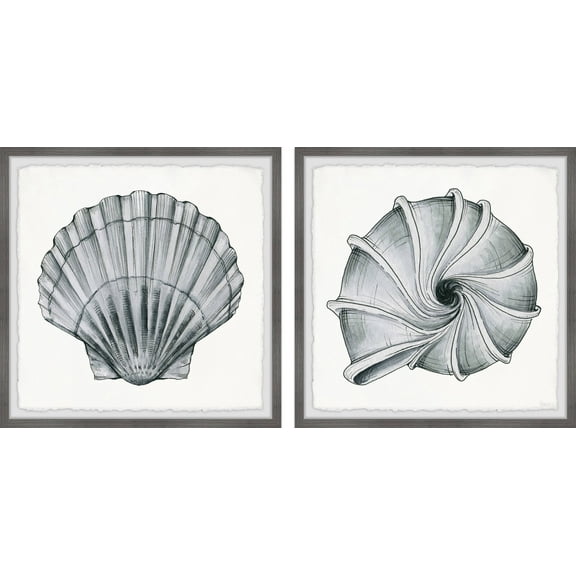 Parvez Taj Printed Nautical Framed Art Prints, Set of 2
