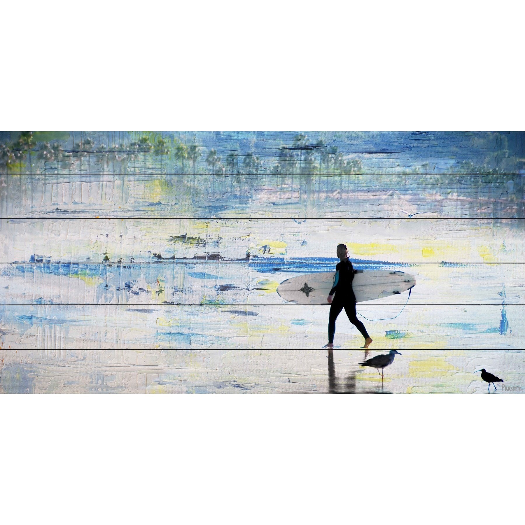Parvez Taj Printed Sports Art Print