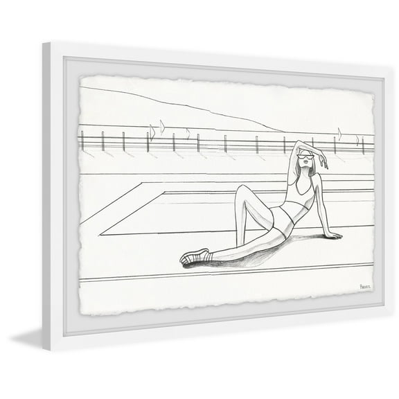 Parvez Taj 'Never Tired of Summer' Framed Painting Print 30 x 20