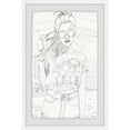 thumbnail image 1 of Parvez Taj 'Flamingo Popsicle' Framed Painting Print 12 x 18, 1 of 5