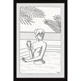 thumbnail image 1 of Parvez Taj 'Swim and Freshen Up' Framed Painting Print 8 x 12, 1 of 5