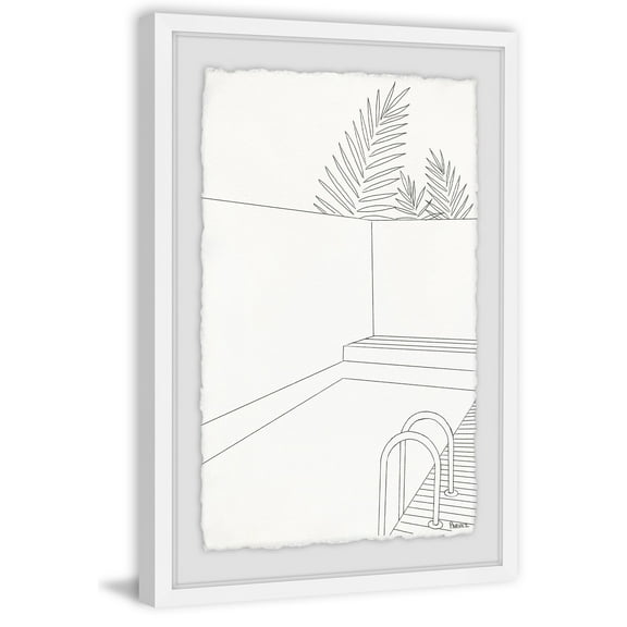 Parvez Taj 'Little Paradise' Framed Painting Print 16 x 24