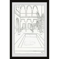 Parvez Taj 'The Ultimate Pool' Framed Painting Print 8 x 12