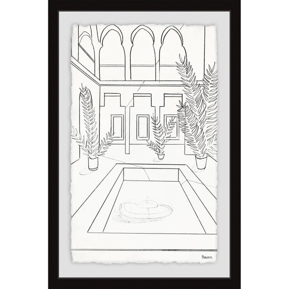 Parvez Taj 'The Ultimate Pool' Framed Painting Print 12 x 18