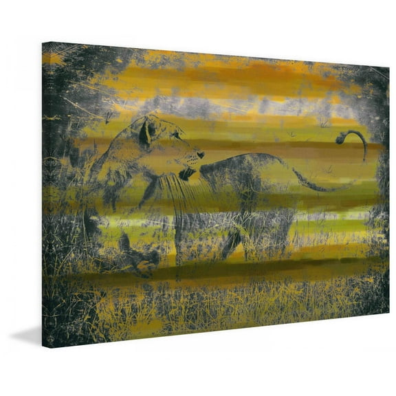 Parvez Taj "Queen of the Jungle" Print on Canvas