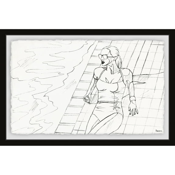 Parvez Taj Ready to Dip Framed Painting Print