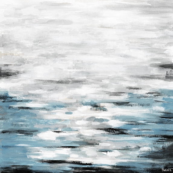 Parvez Taj "Reflective Sea II" Painting Print on Wrapped Canvas