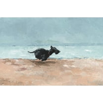 Parvez Taj Run Doggie Run Canvas Wall Art